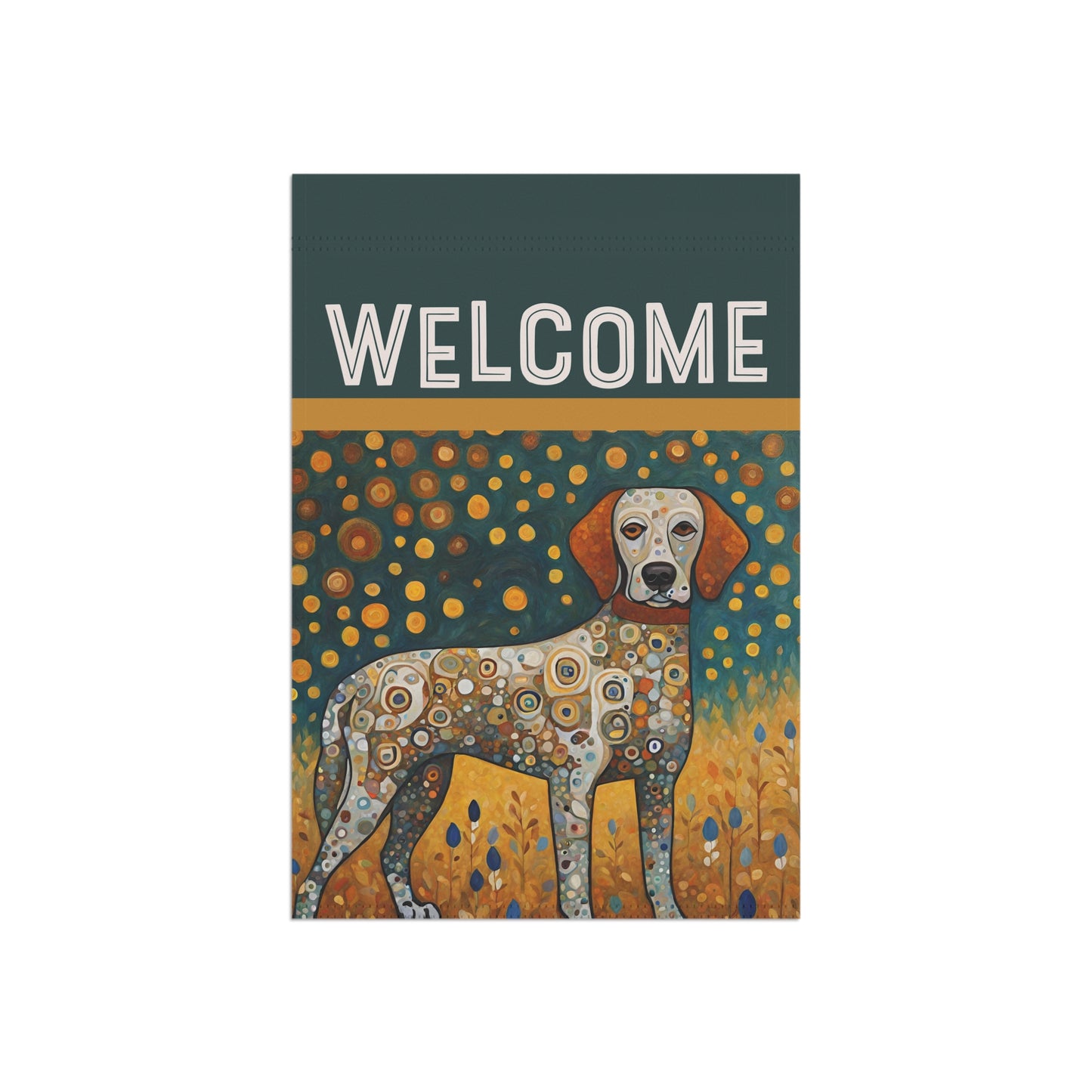 Bo Welcome 2-Sided Garden & House Flag/Banner