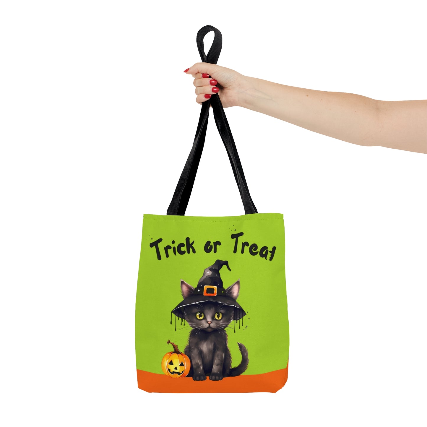 Cute Black Kitten Halloween Tote Bag