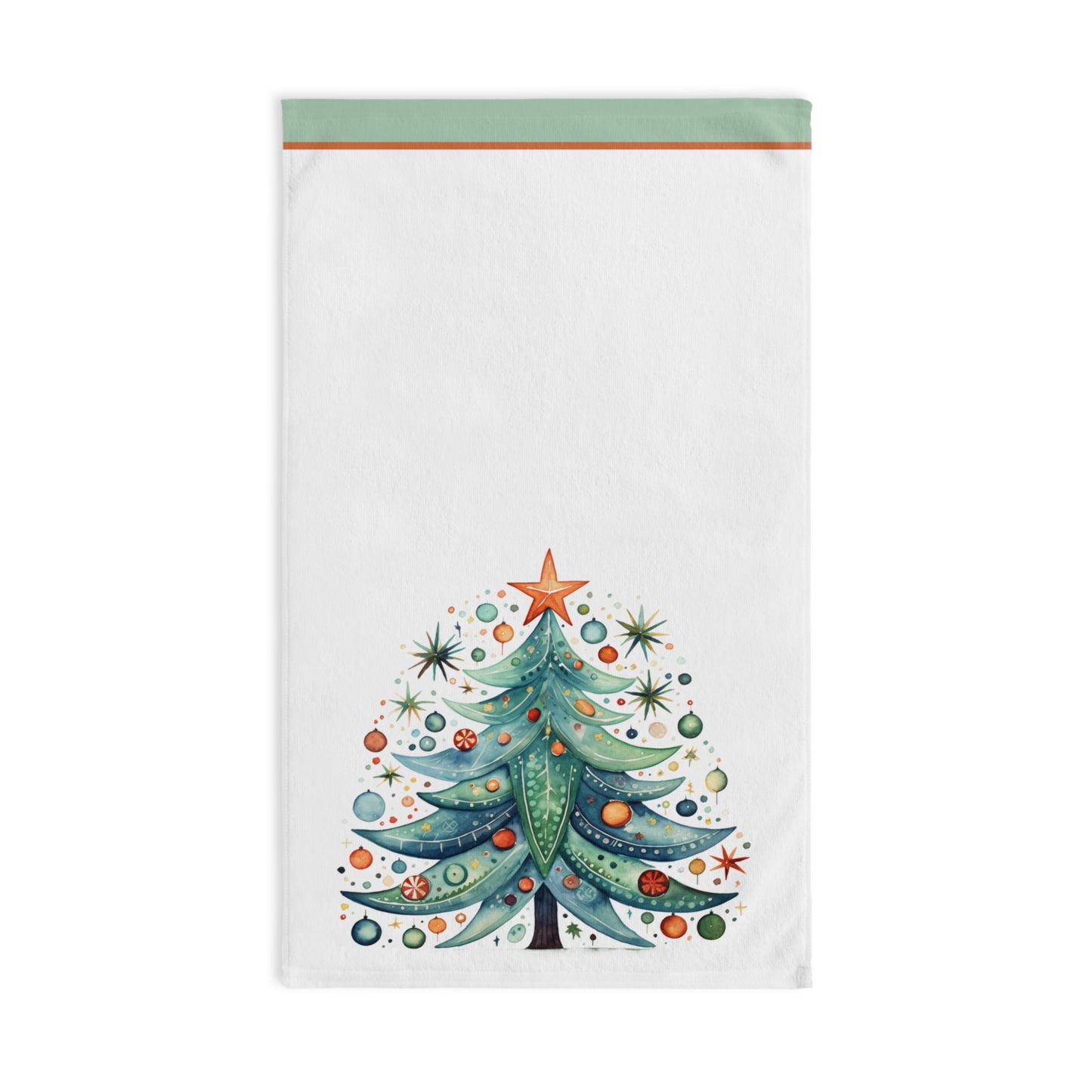 Christmas Tree Funk Hand Towel