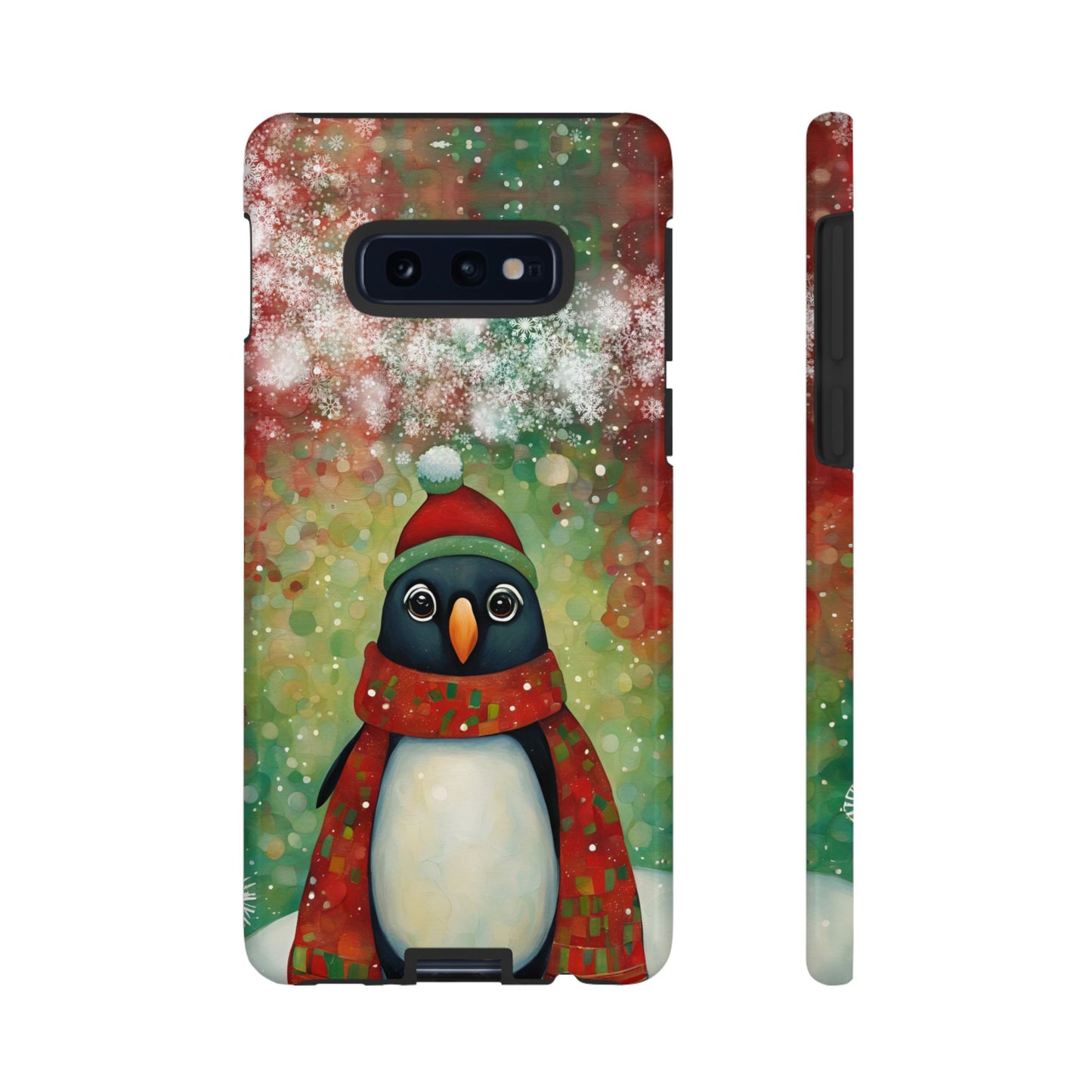 Christmas Penguin iPhone Samsung Galaxy Google Pixel Tough Cases