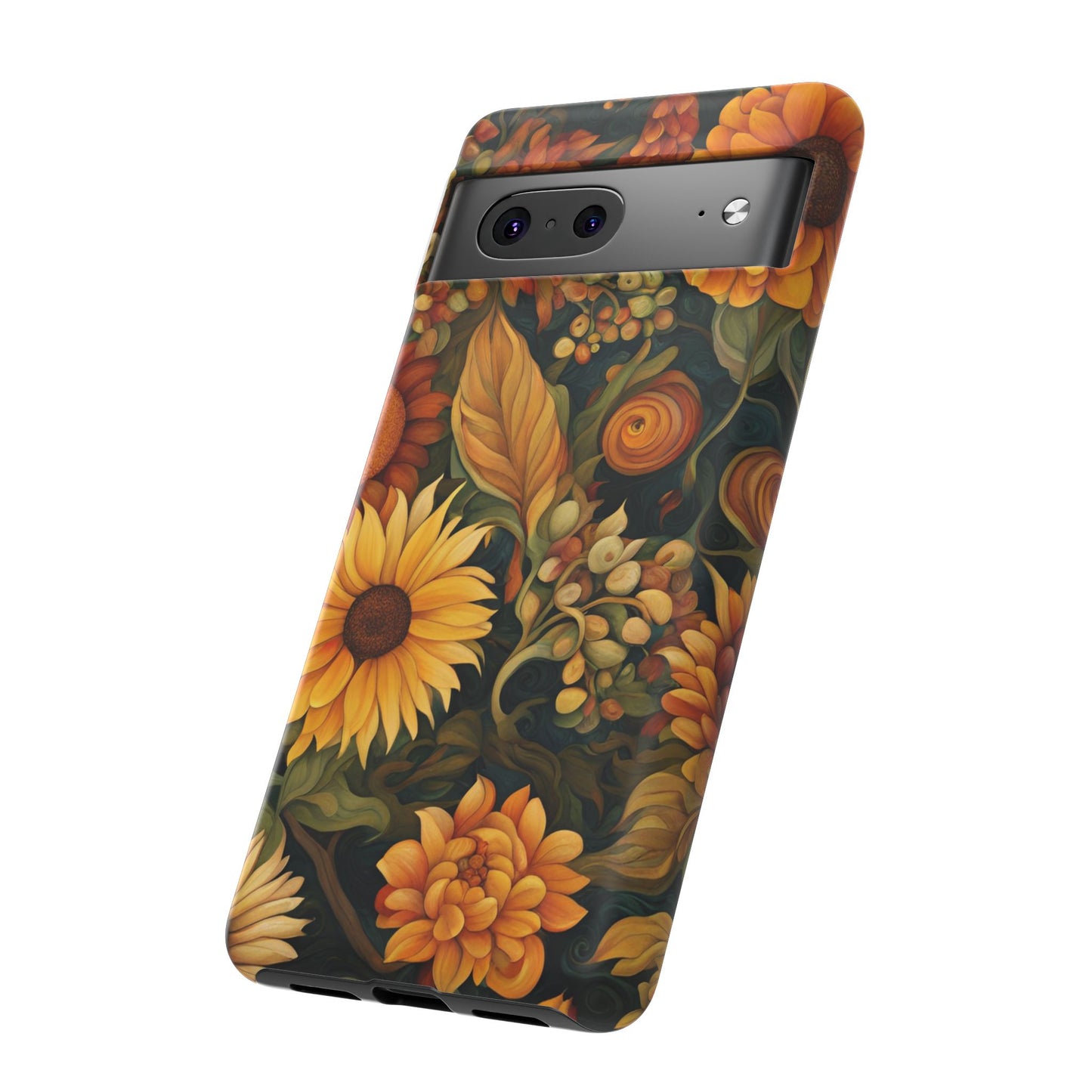 Autumn Flowers iPhone Samsung Galaxy Google Pixel Tough Cases