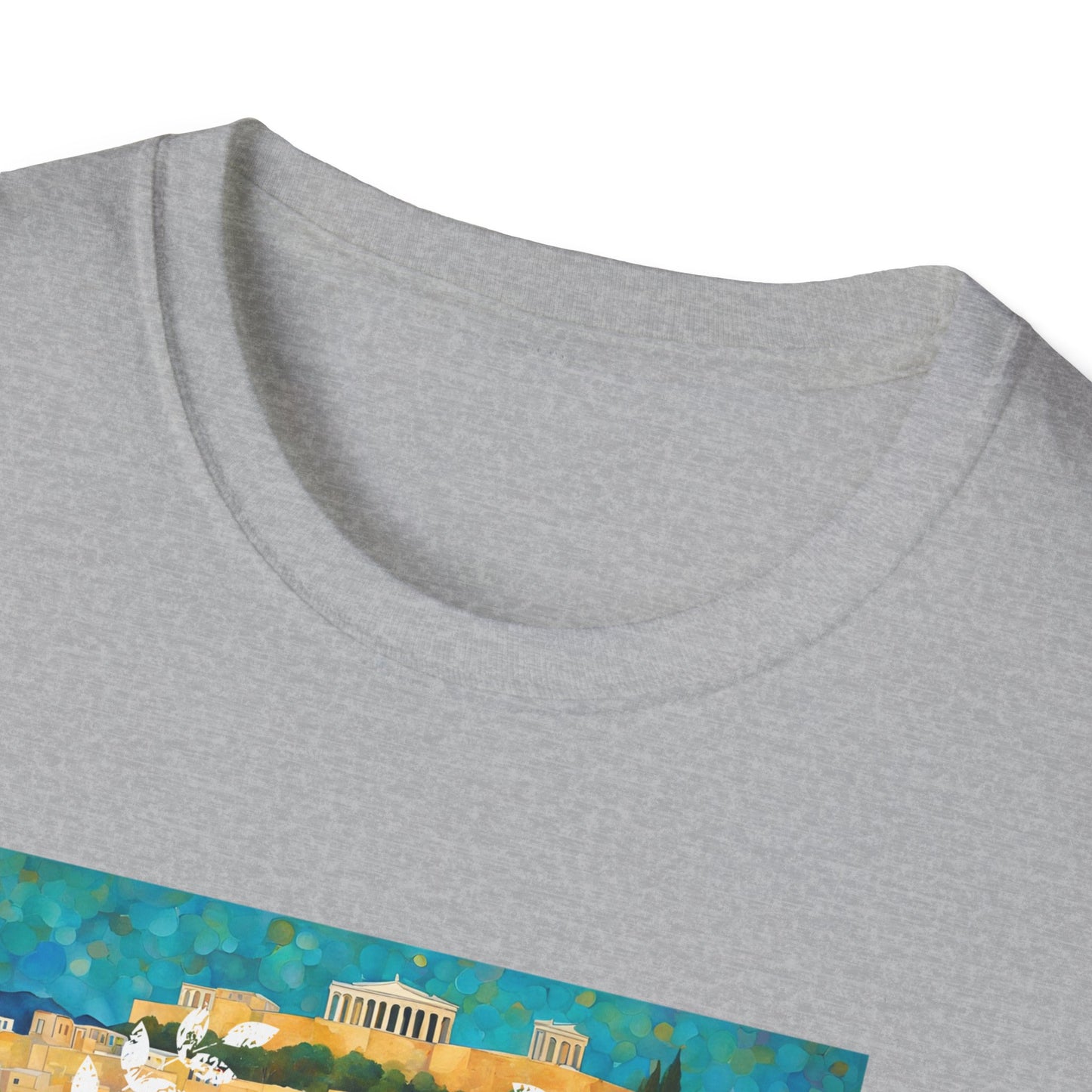 Athens Greece Travel Art Unisex Softstyle T-Shirt