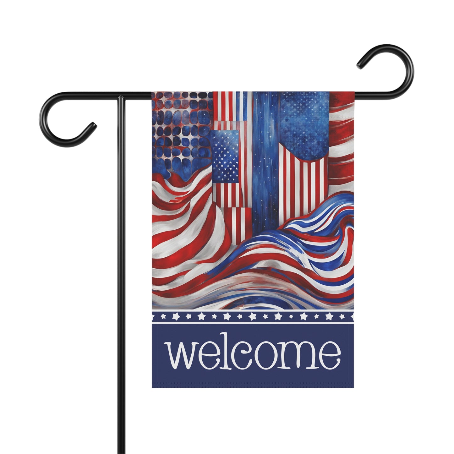 Old Glory Welcome 2-Sided Garden & House Flag/Banner