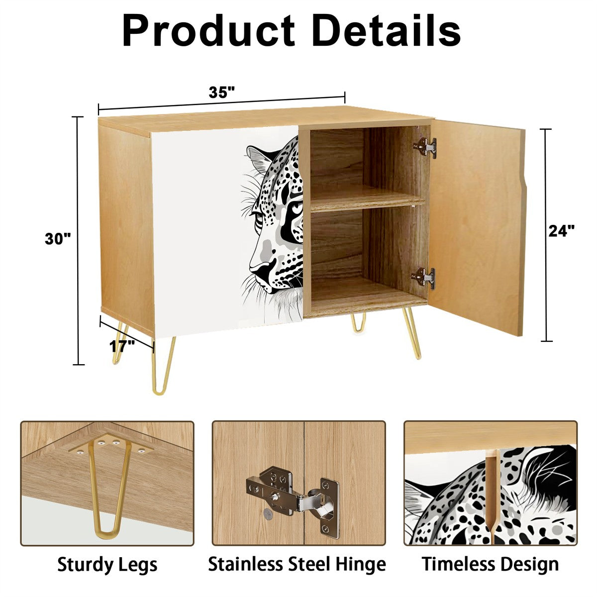 Wooden Storage Cabinet