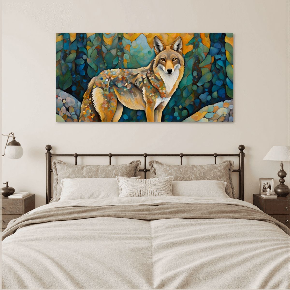 60" x 30" Printed Canvas Fabric Wall Art - No Frame (Made in USA)