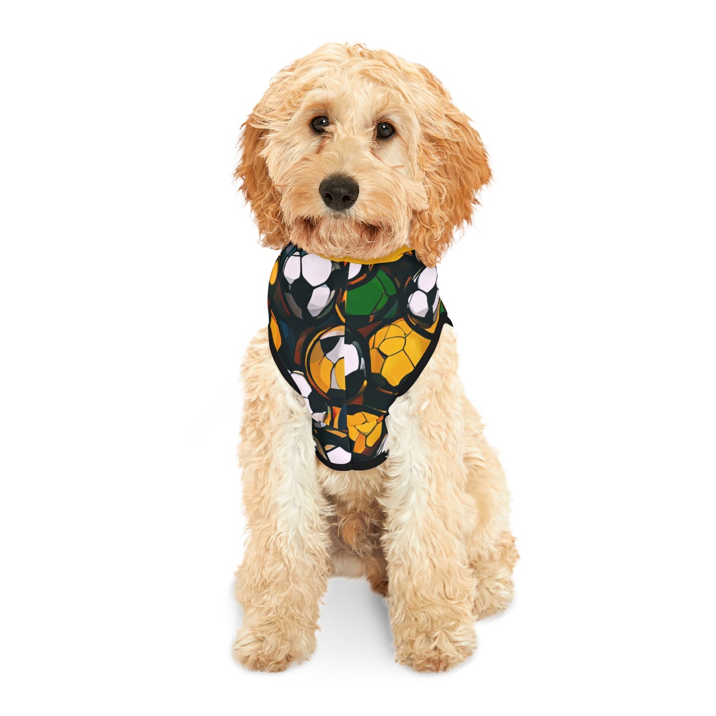 Soccer Abstract Pet Hoodie