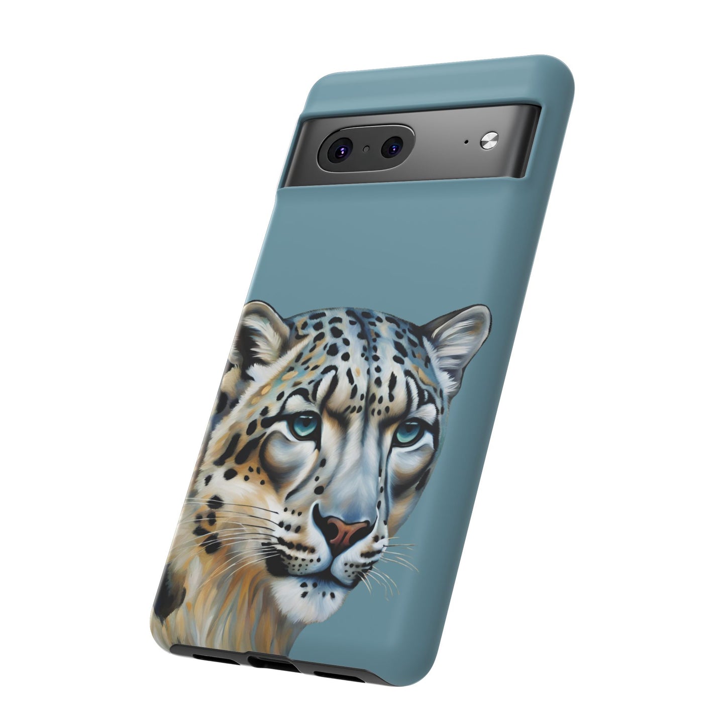 Snow Leopard iPhone Samsung Galaxy Google Pixel Tough Cases