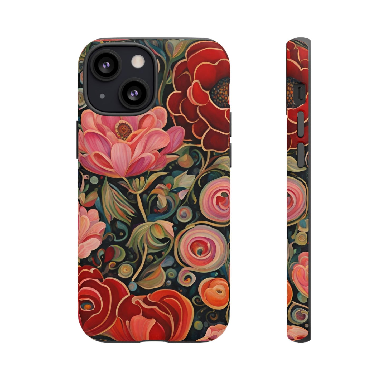 February Flowers iPhone Samsung Galaxy Google Pixel Tough Cases