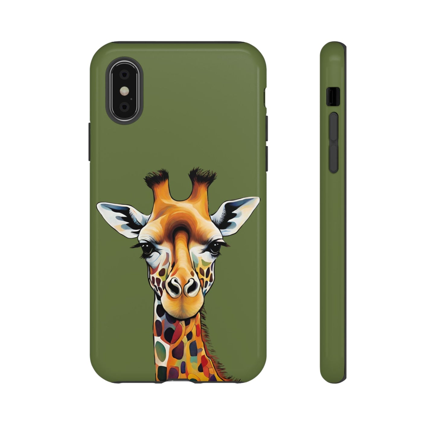 Giraffe Wildlife iPhone Samsung Galaxy Google Pixel Tough Cases