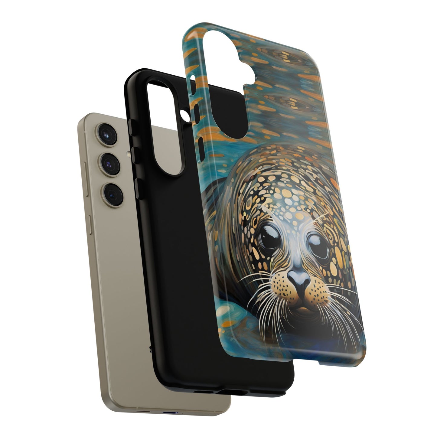 Harbor Seal Wildlife iPhone Samsung Galaxy Google Pixel Tough Cases