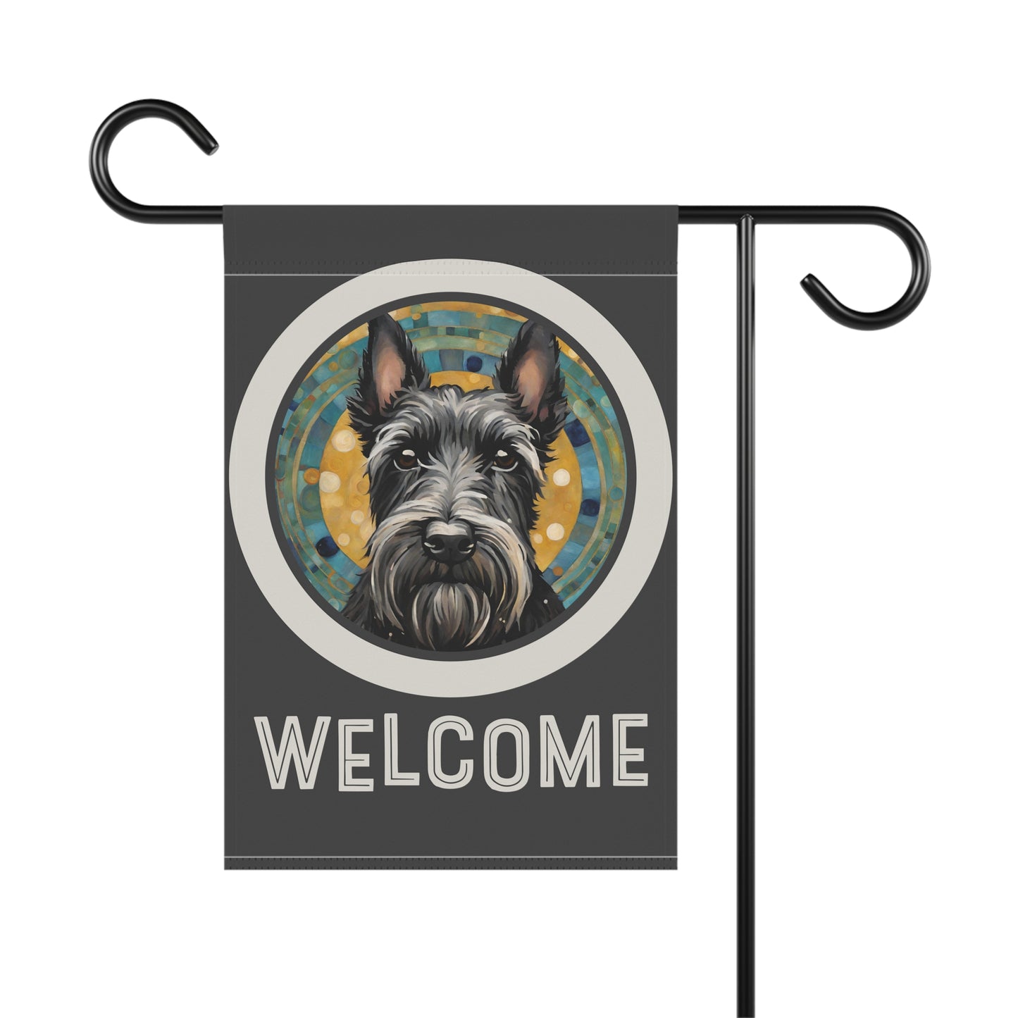 Scottish Terrier Welcome 2-Sided Garden & House Flag/Banner