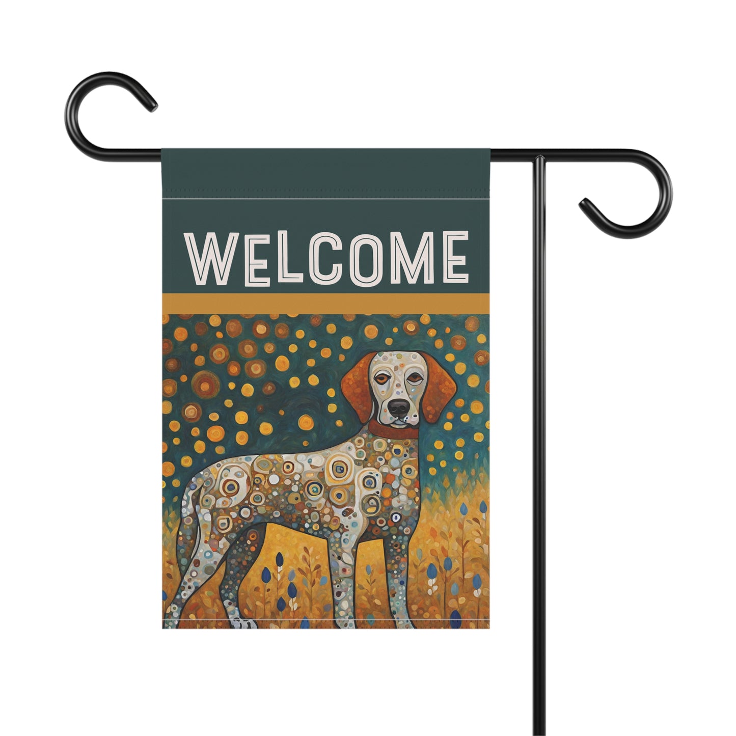 Bo Welcome 2-Sided Garden & House Flag/Banner