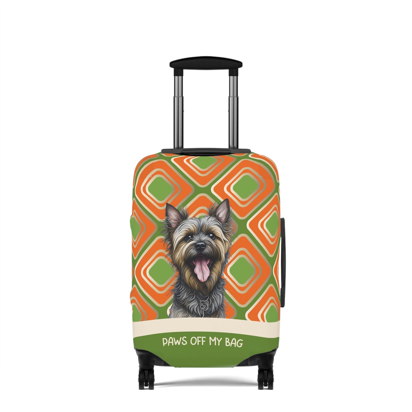 Cairn Terrier Paws Off My Bag Luggage Cover