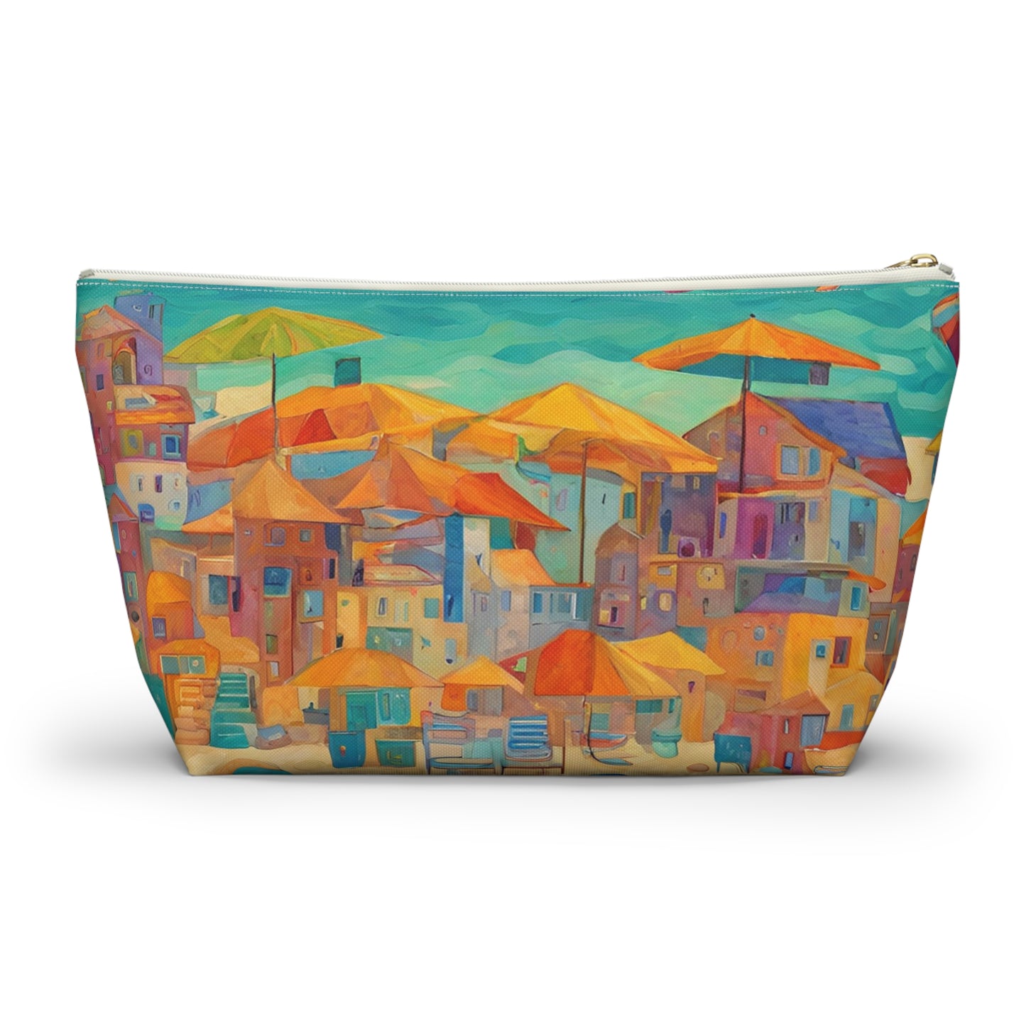 Seaside in Living Color Accessory Pouch w T-bottom