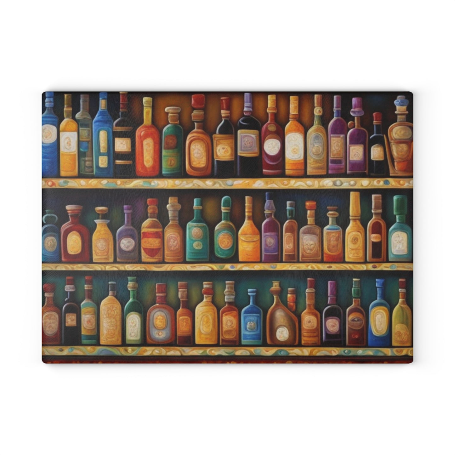 Top Shelf Tempered Glass Cutting Board