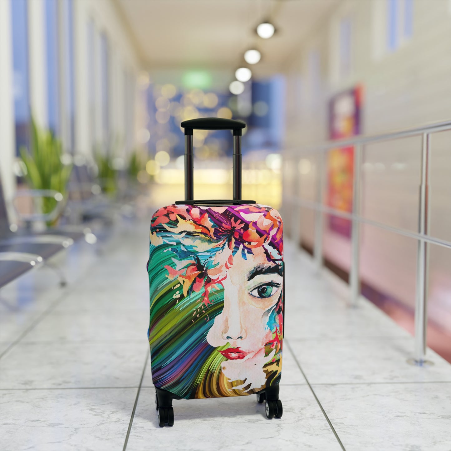 Insight Abstract Art Luggage Cover