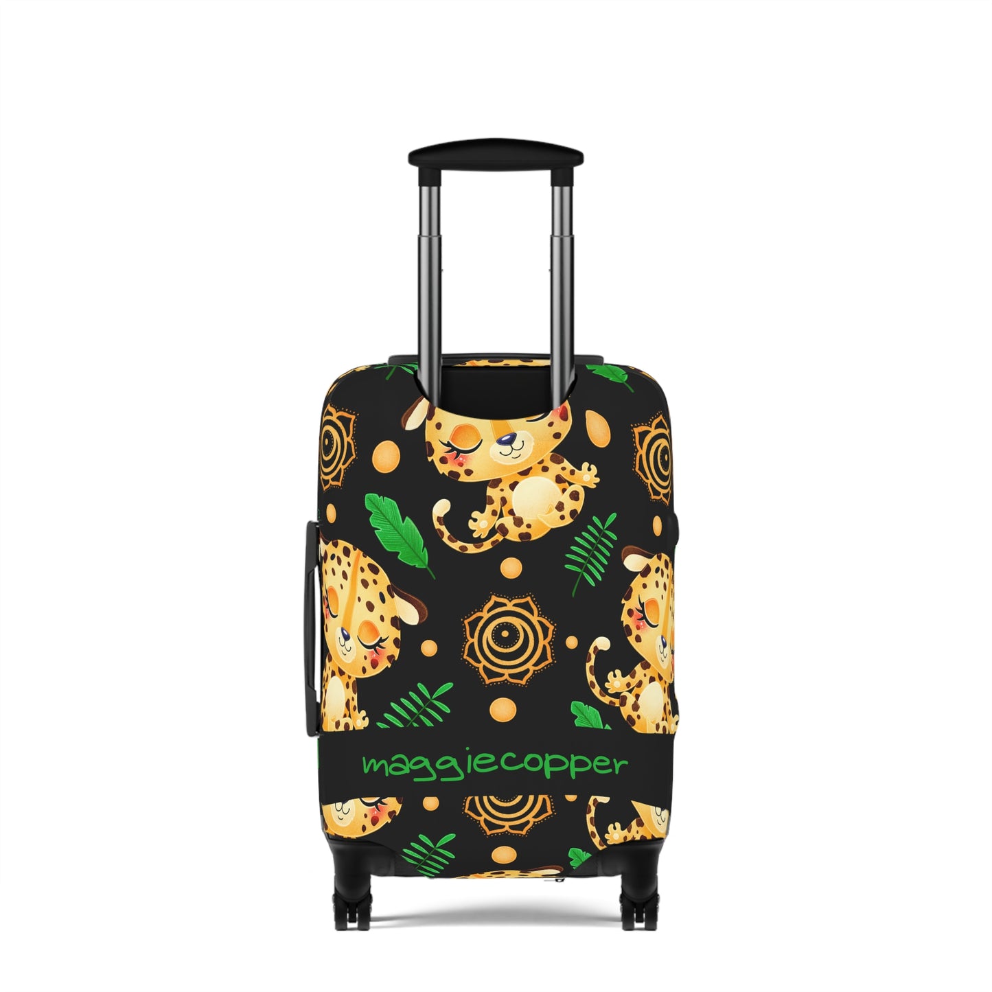 Zen Leopard Luggage Cover