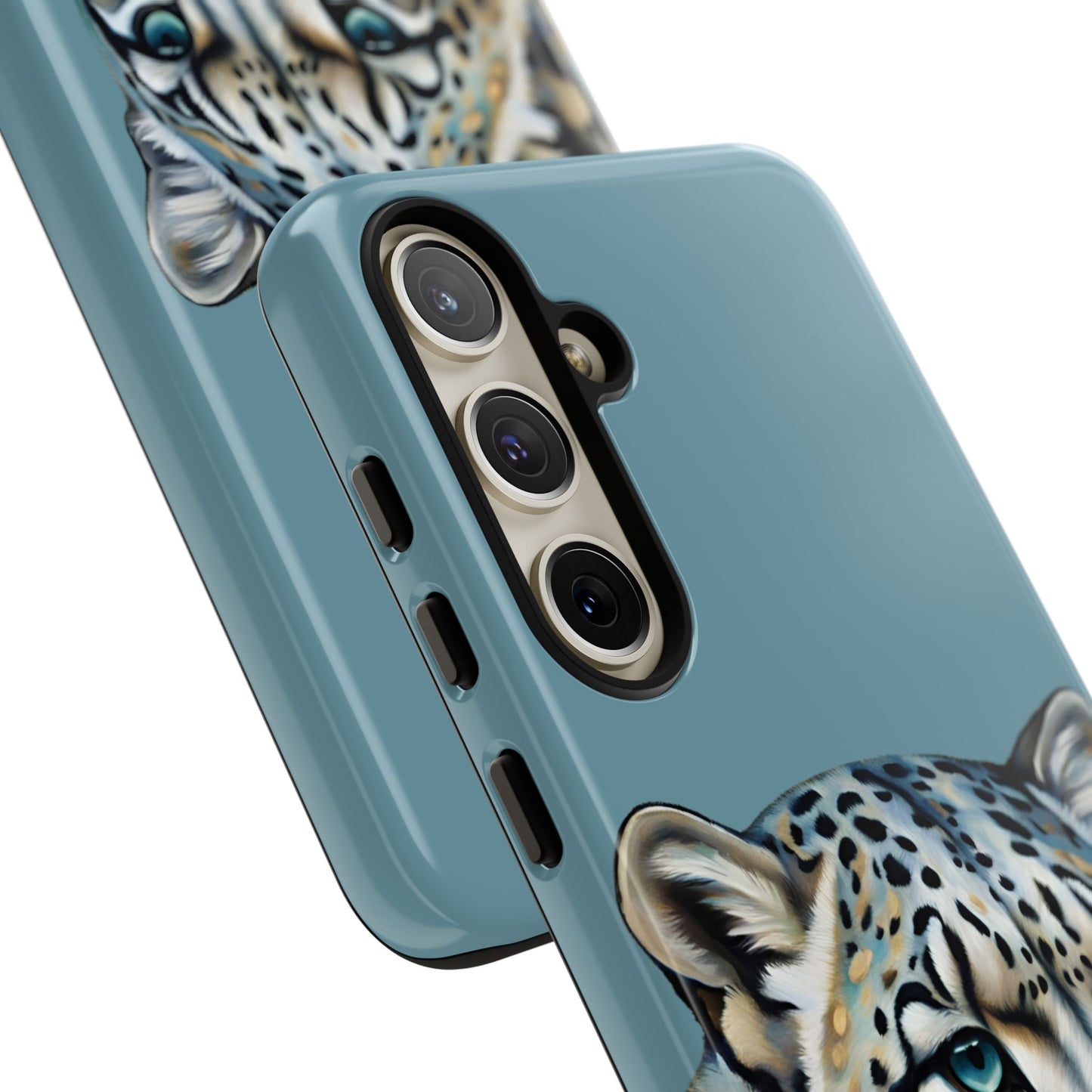 Snow Leopard iPhone Samsung Galaxy Google Pixel Tough Cases