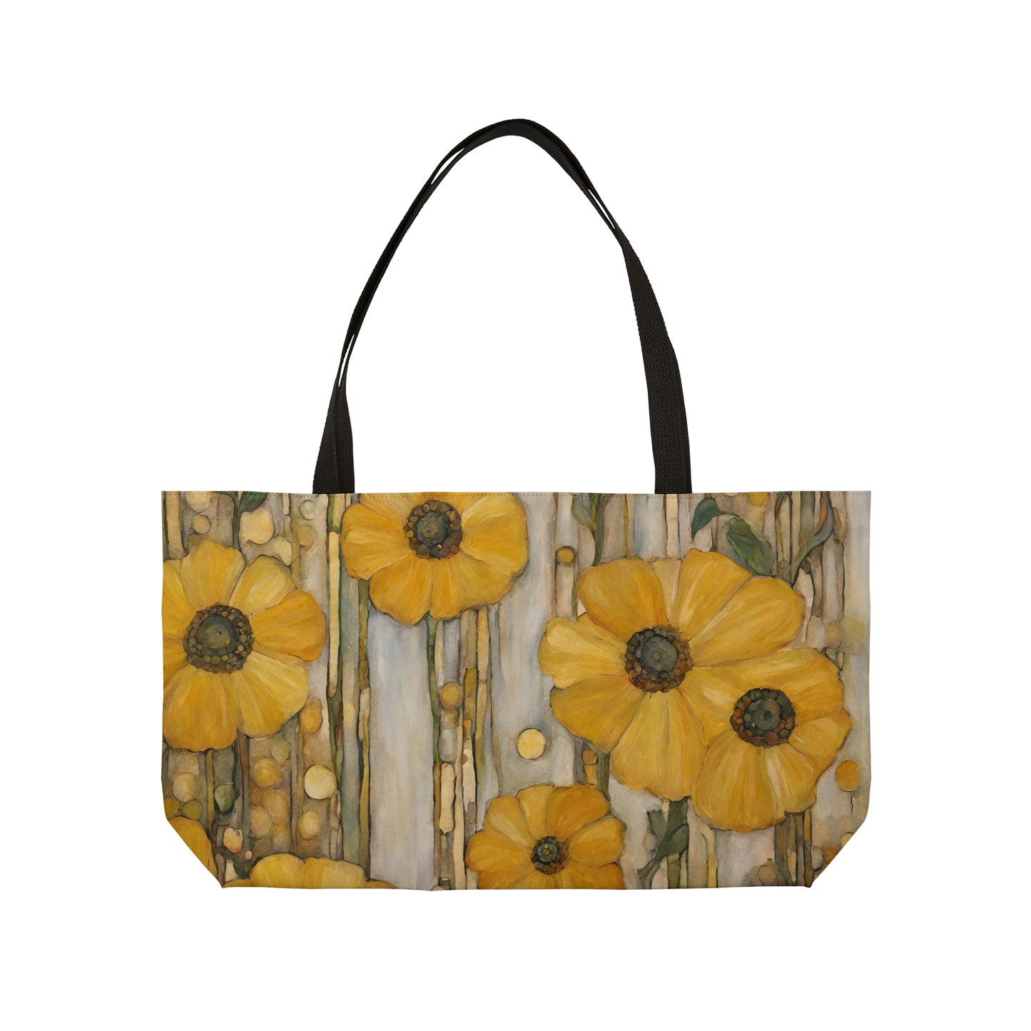 Yellow Flowers Weekender Tote Bag