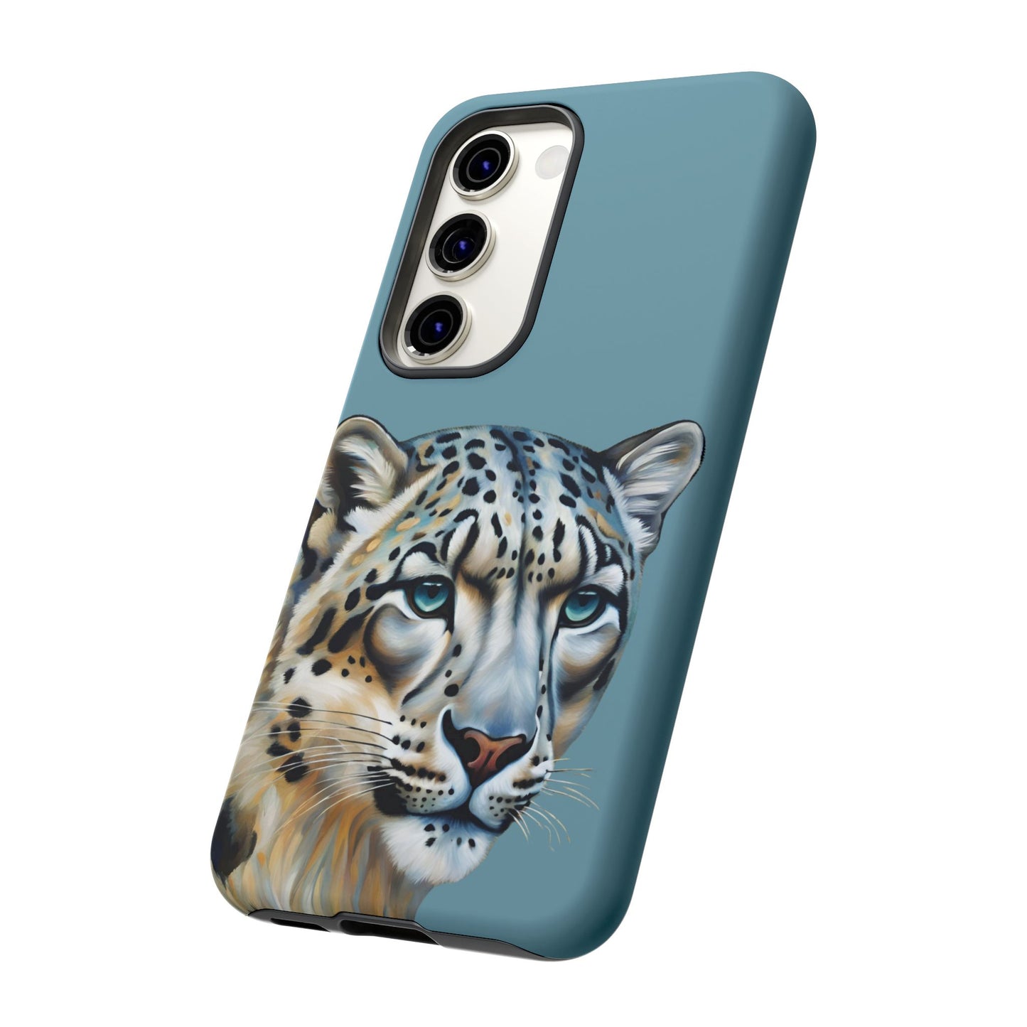 Snow Leopard iPhone Samsung Galaxy Google Pixel Tough Cases