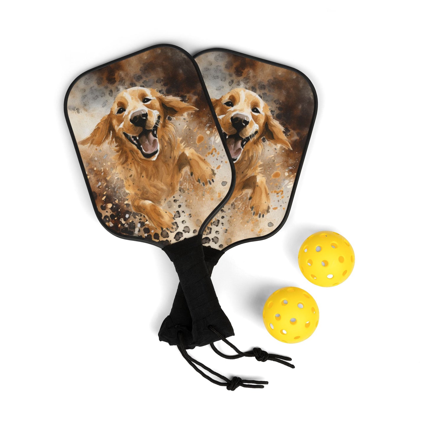 Crazy Golden Retriever Pickleball Kit