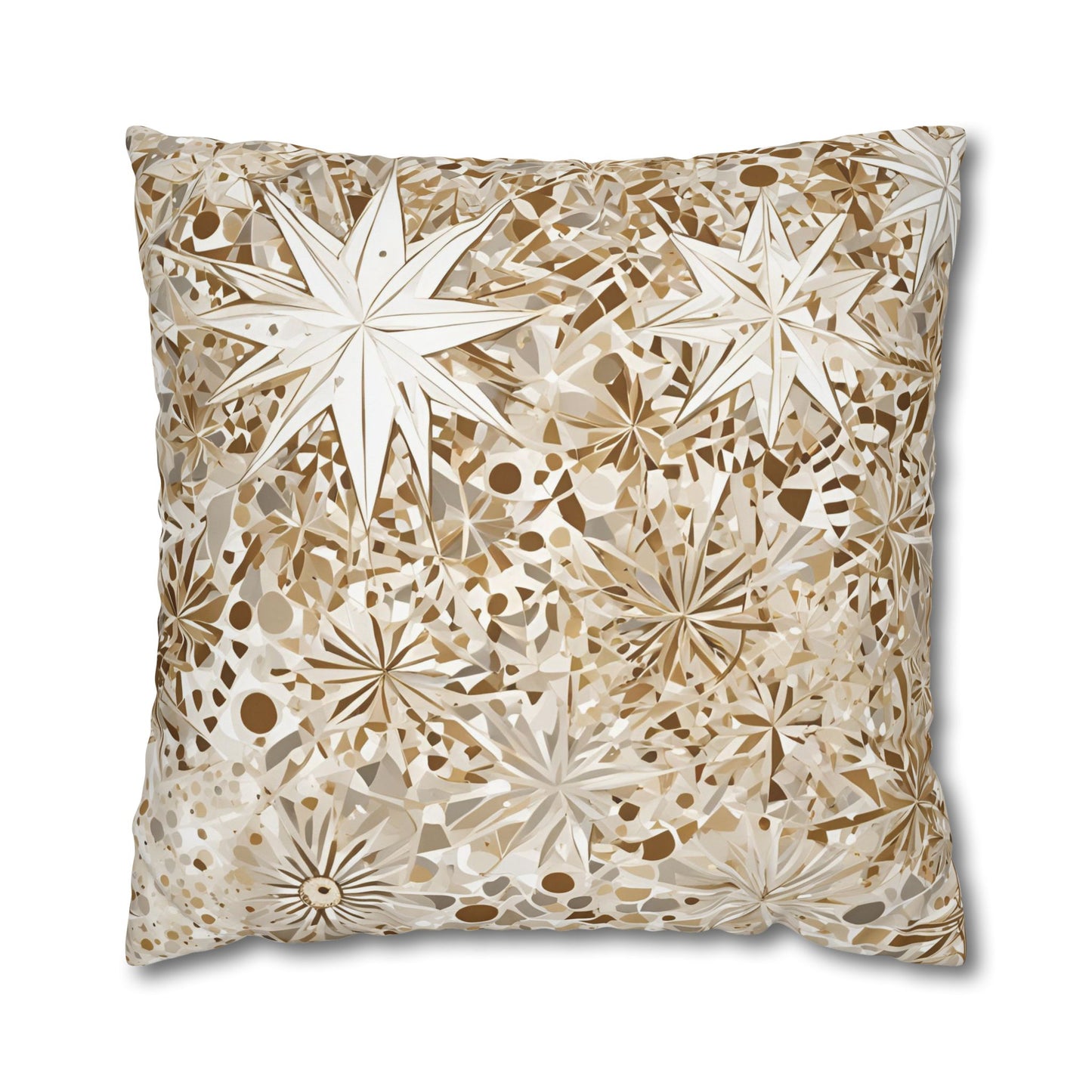 Fractured Stars Square Poly Canvas Pillowcase