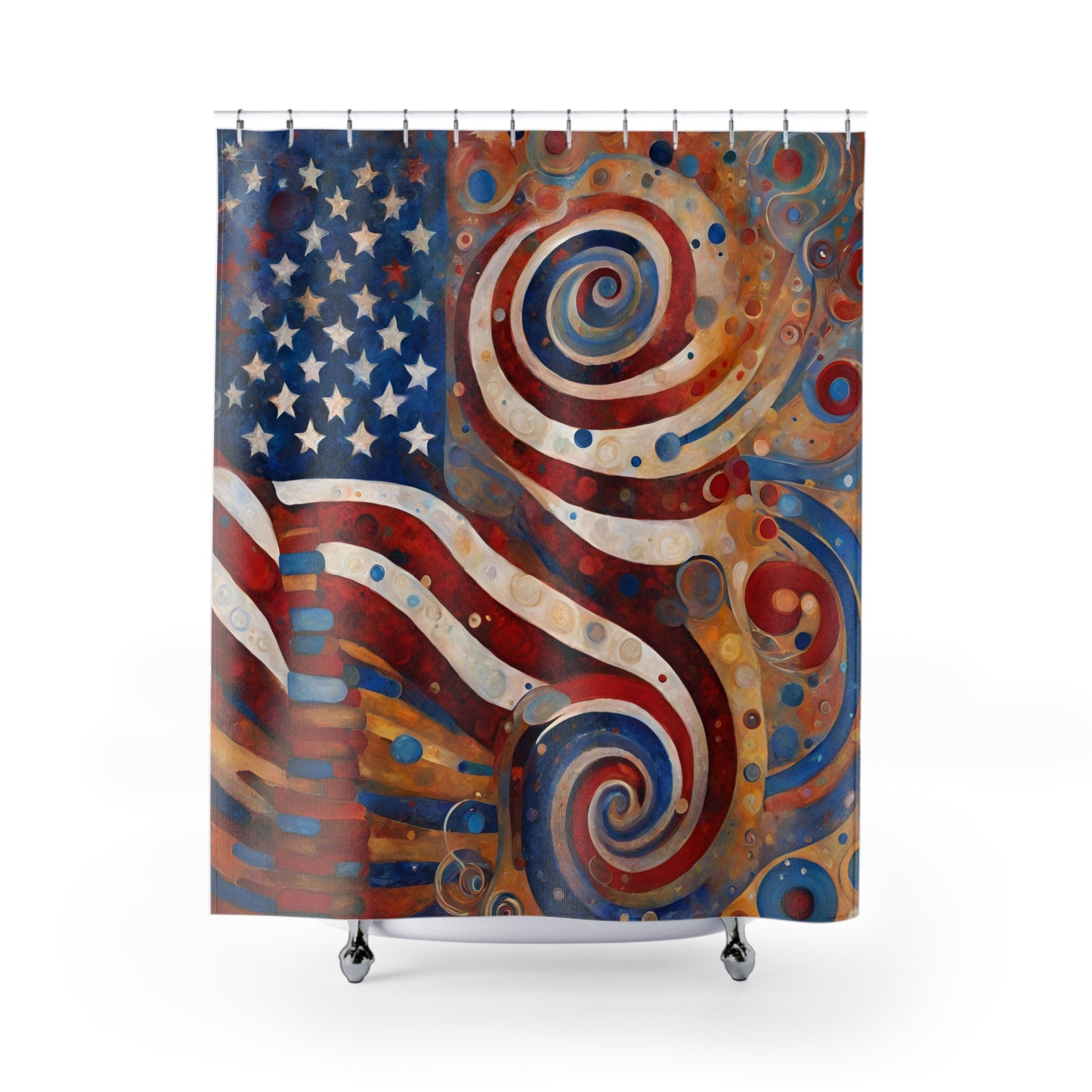 American Folly Polyester Shower Curtain