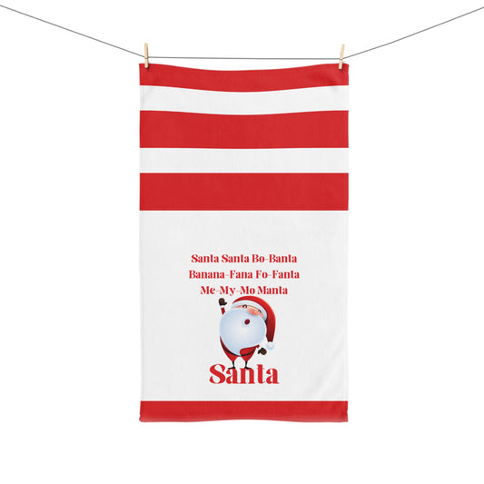 Santa Name Game Hand Towel