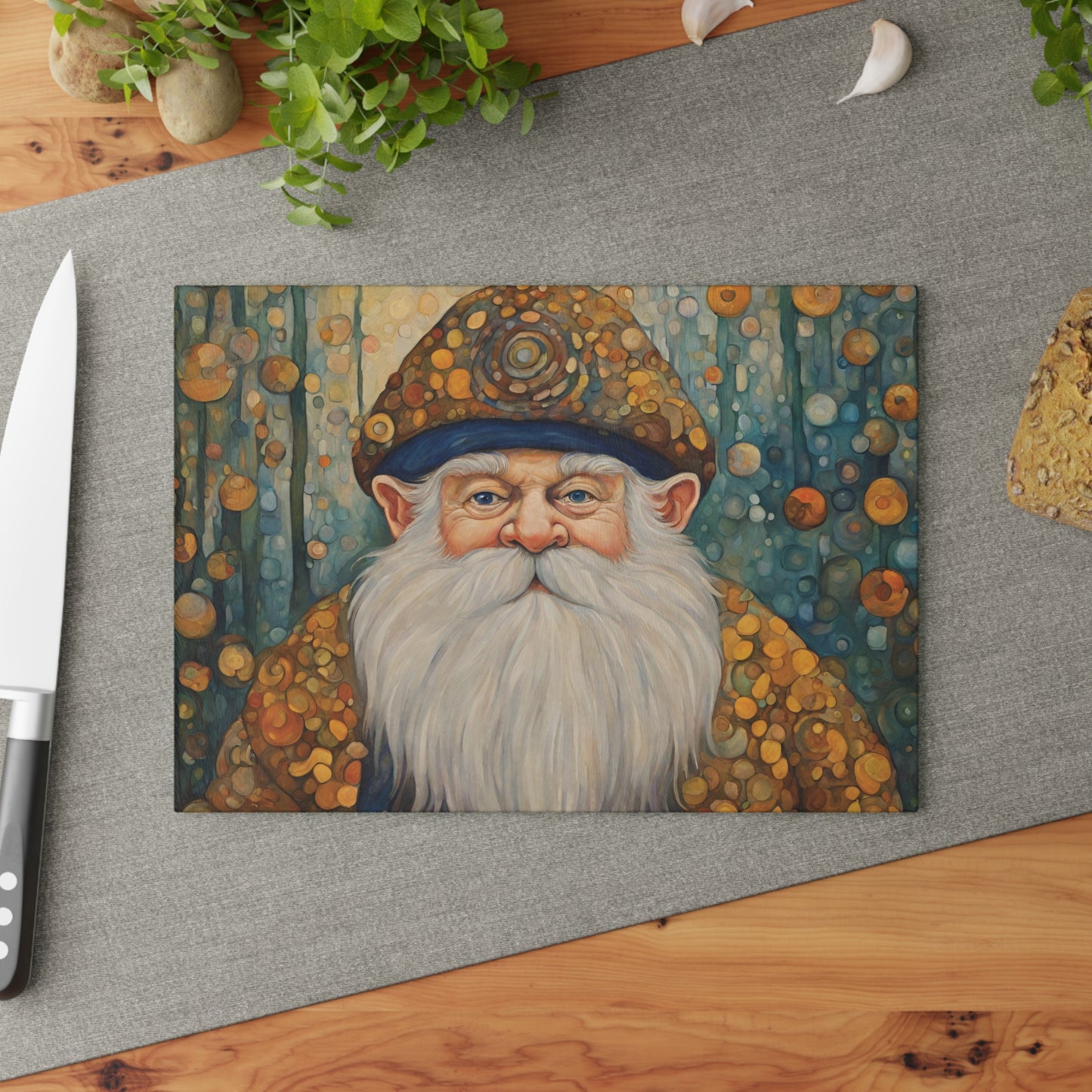 The Gnome Tempered Glass Cutting Board