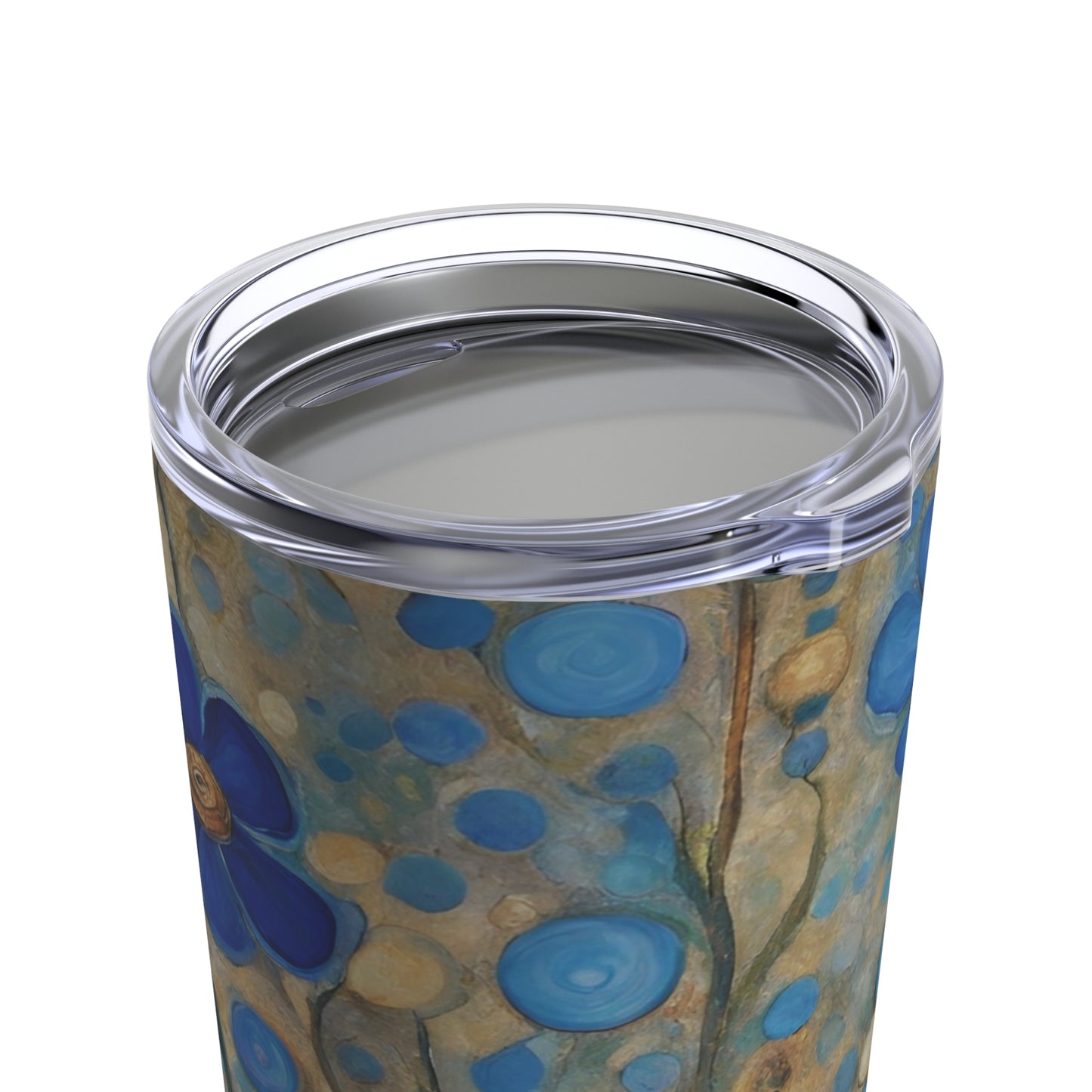 Blue Floral Pop Stainless Steel Tumbler 20oz