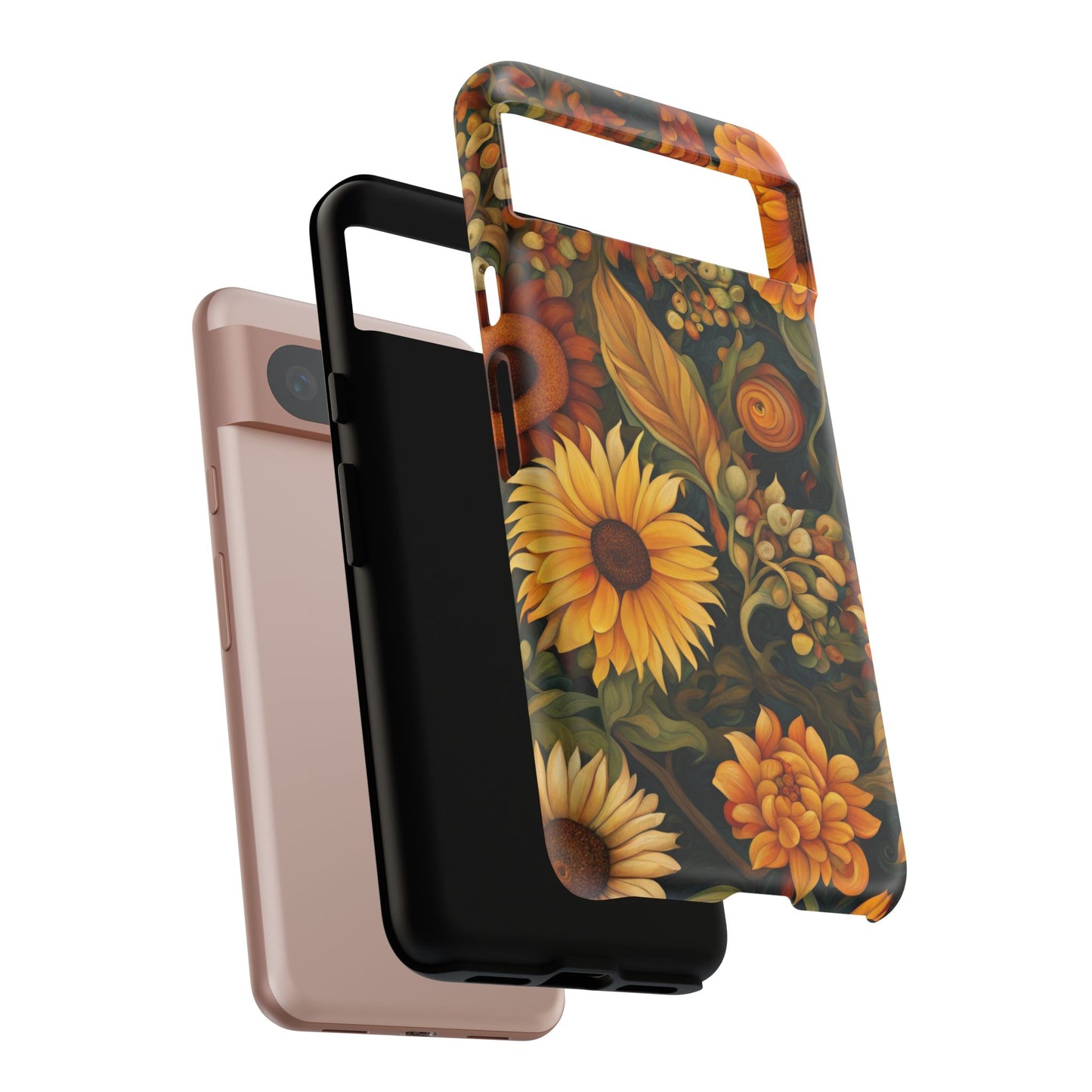 Autumn Flowers iPhone Samsung Galaxy Google Pixel Tough Cases