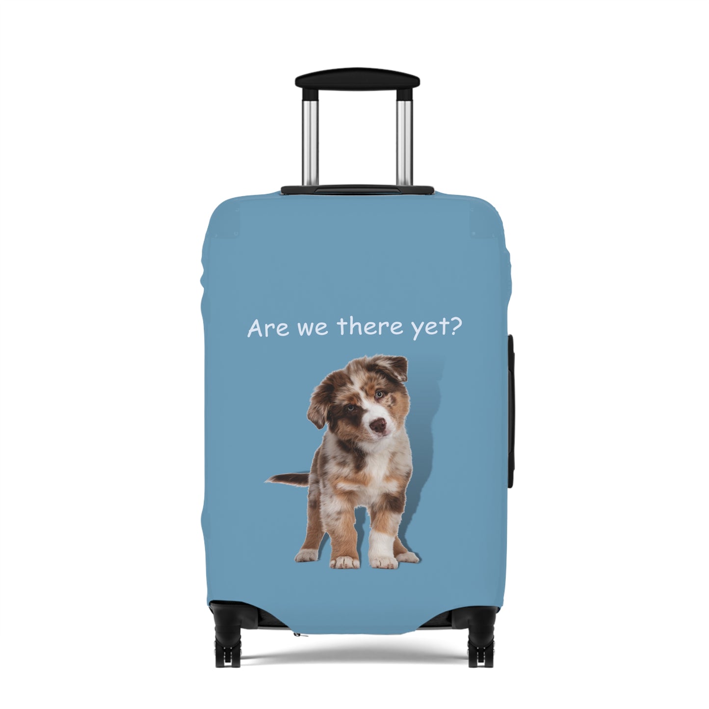 Australian Shepherd Are We There Yet? Luggage Cover