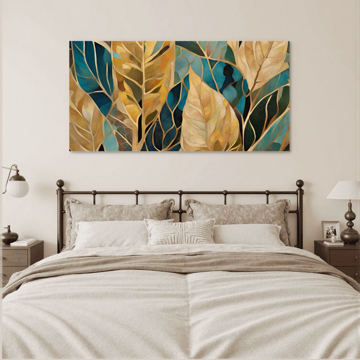 60" x 30" Printed Canvas Fabric Wall Art - No Frame (Made in USA)