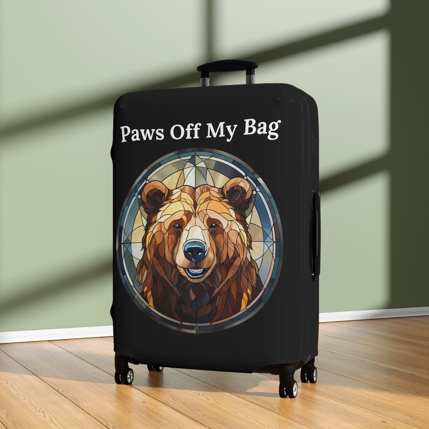 Grizzly Paws off My Bag Luggage Cover