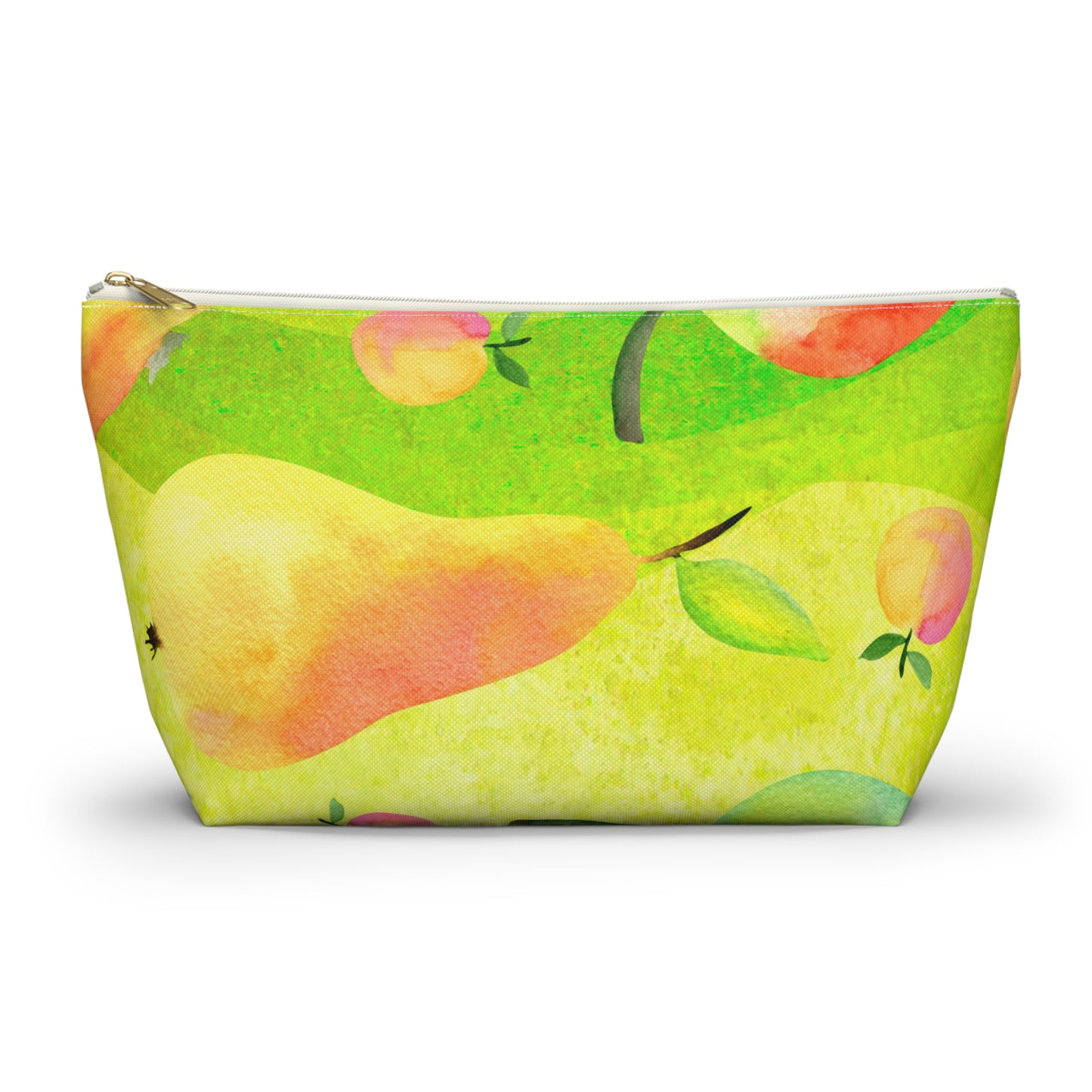 Pears & Apples Accessory Pouch w T-bottom