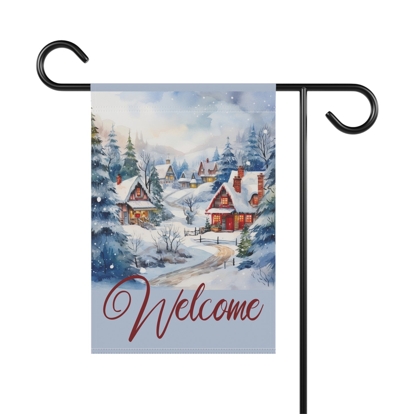 Holiday Home Welcome 2-Sided Garden & House Flag/Banner