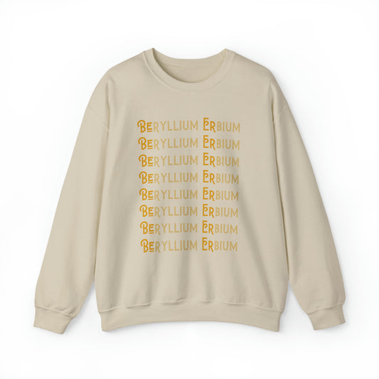 Beryllium Erbium Beer Elements Unisex Heavy Blend™ Crewneck Sweatshirt