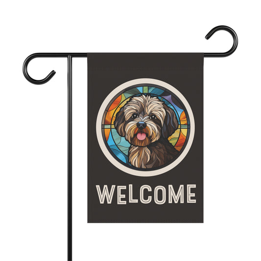 Havanese Welcome 2-Sided Garden & House Flag/Banner