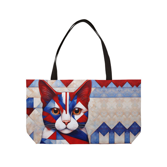 Go America Cat Weekender Tote Bag