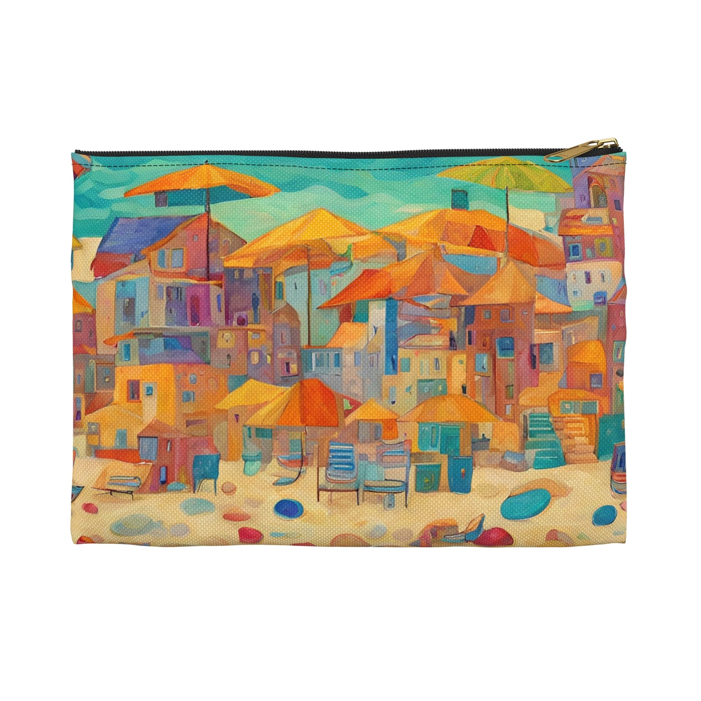 Seaside in Living Color Accessory Pouch