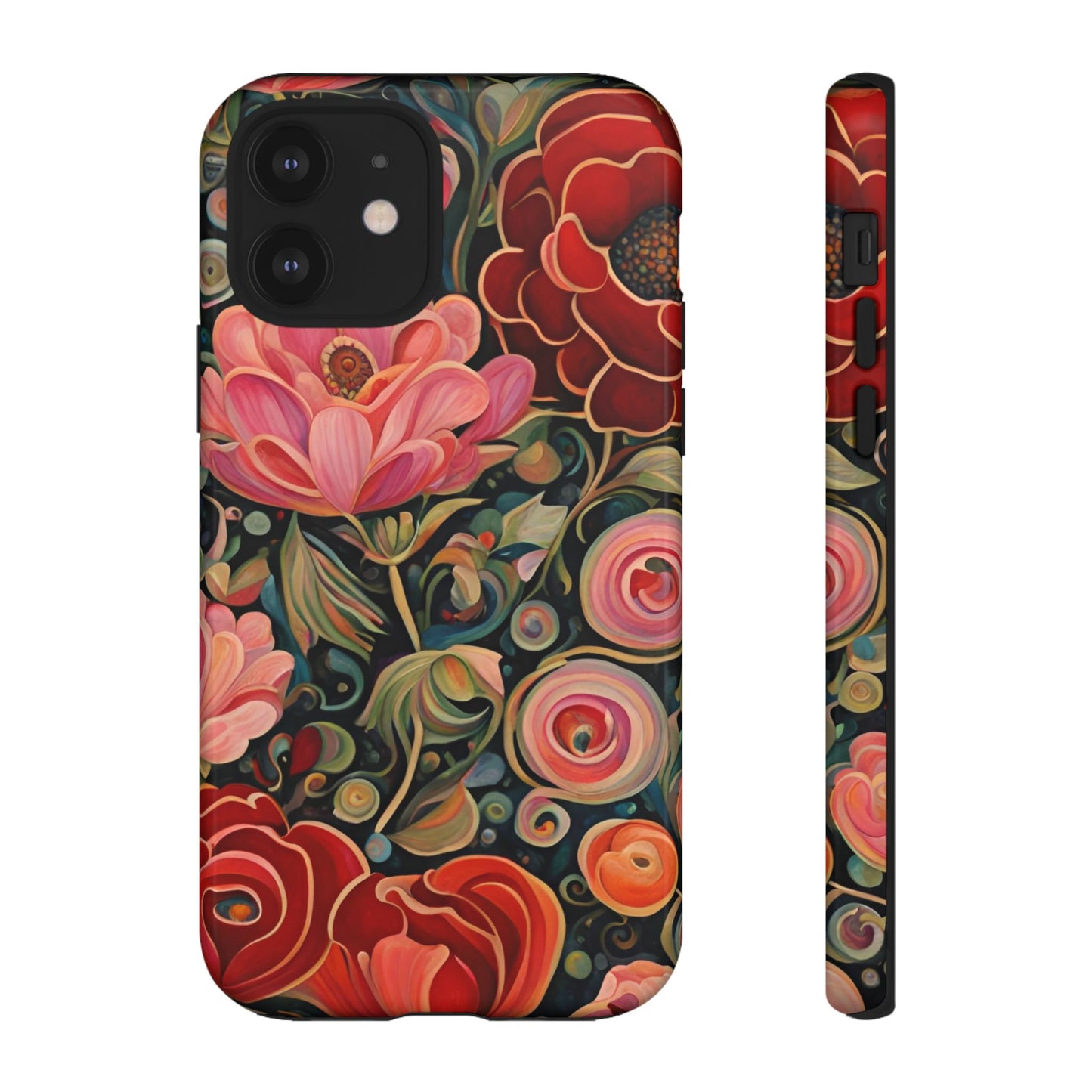 February Flowers iPhone Samsung Galaxy Google Pixel Tough Cases