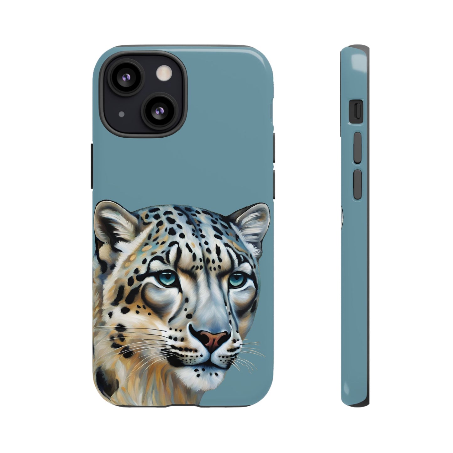 Snow Leopard iPhone Samsung Galaxy Google Pixel Tough Cases