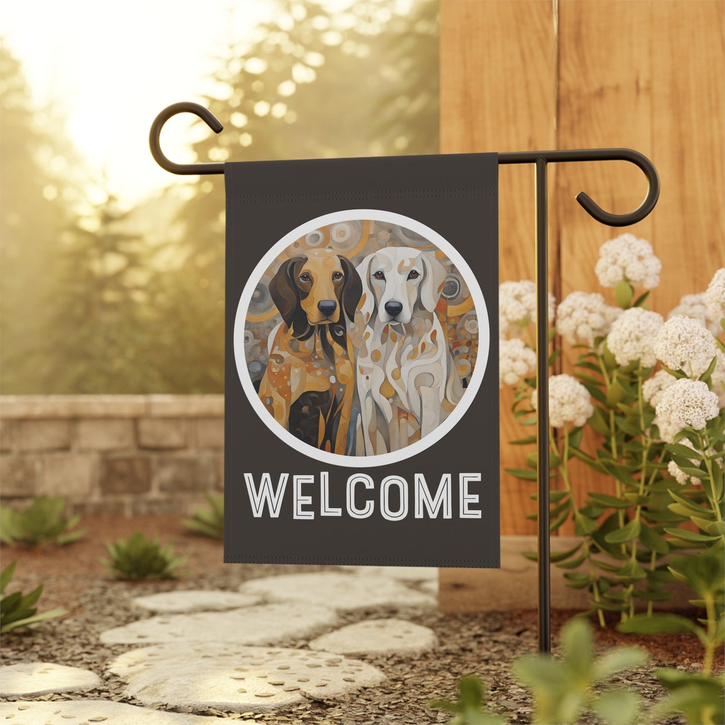 Sully & Gordon Welcome 2-Sided Garden & House Flag/Banner