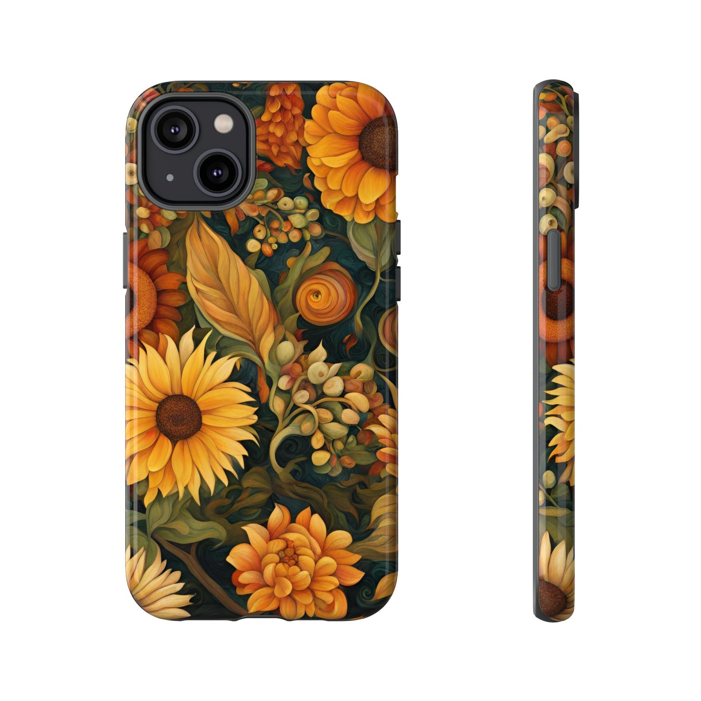 Autumn Flowers iPhone Samsung Galaxy Google Pixel Tough Cases