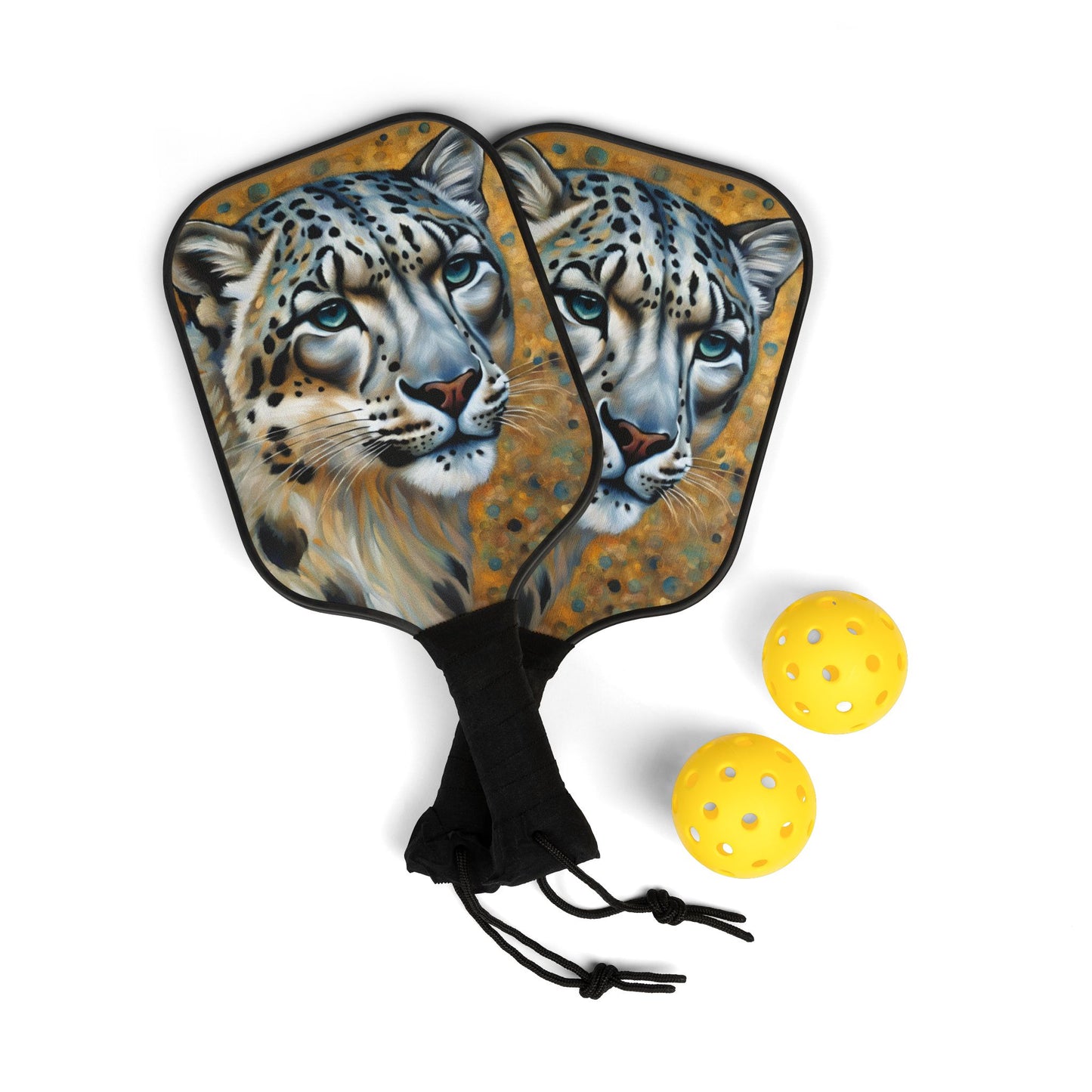 Snow Leopard Pickleball Kit