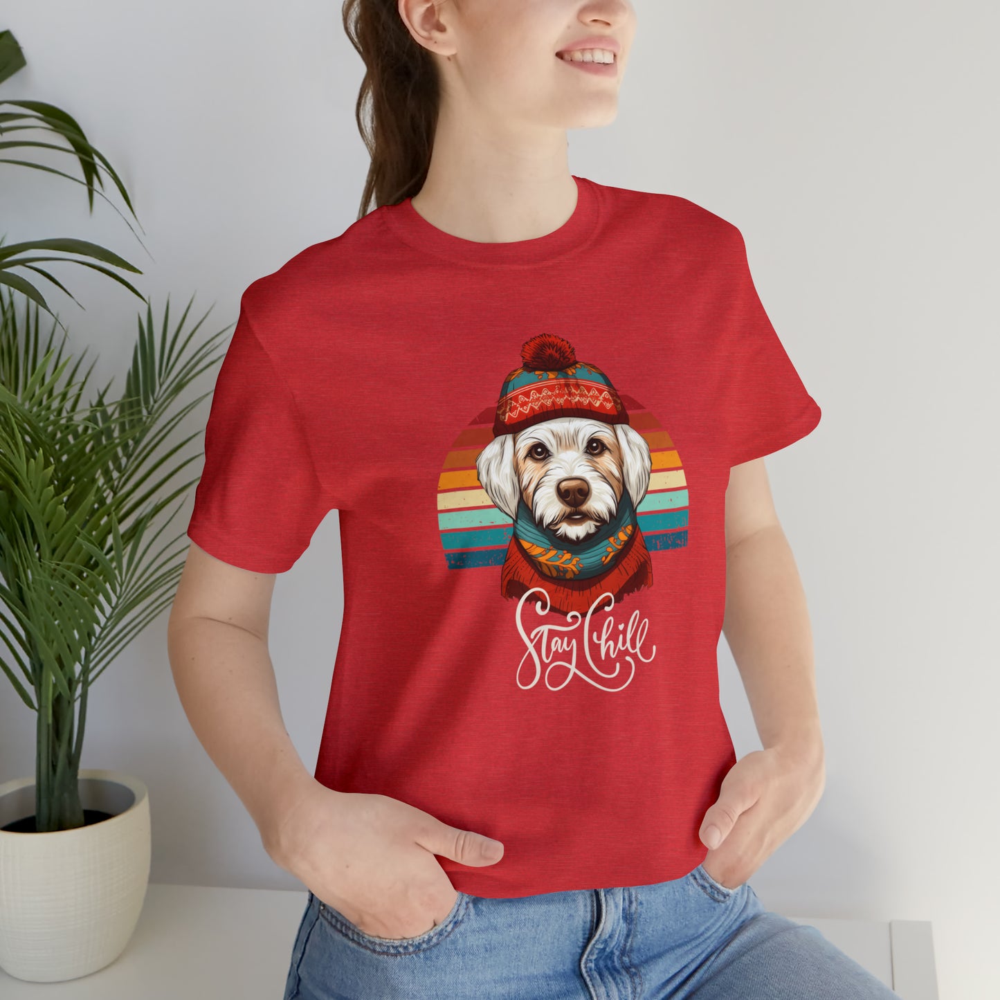 Stay Chill West Highland Terrier Unisex Jersey Short Sleeve Tee