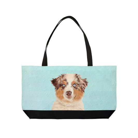 Australian Shepherd Aussie Dog Weekender Tote Bag