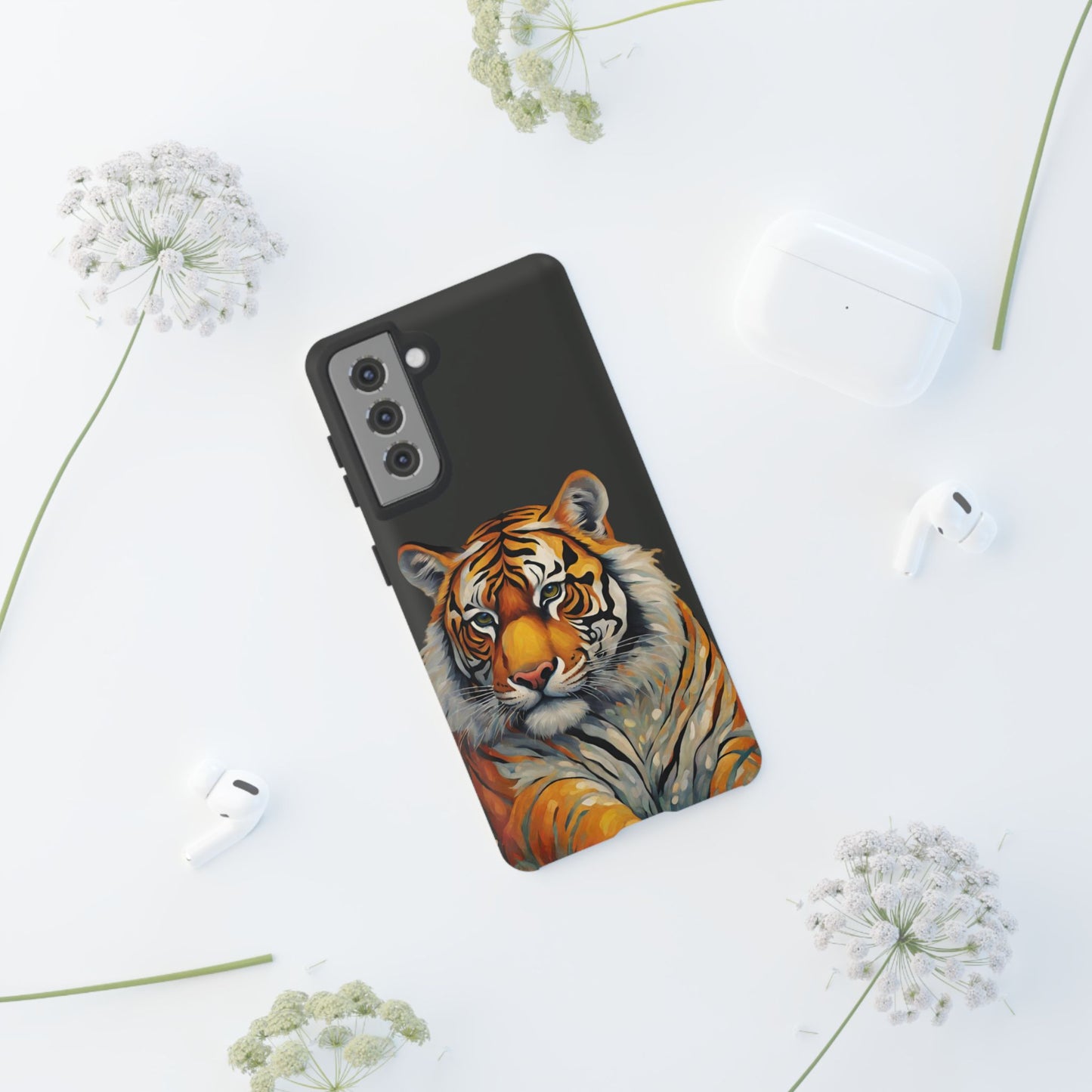 Tiger Wildlife iPhone Samsung Galaxy Google Pixel Tough Cases