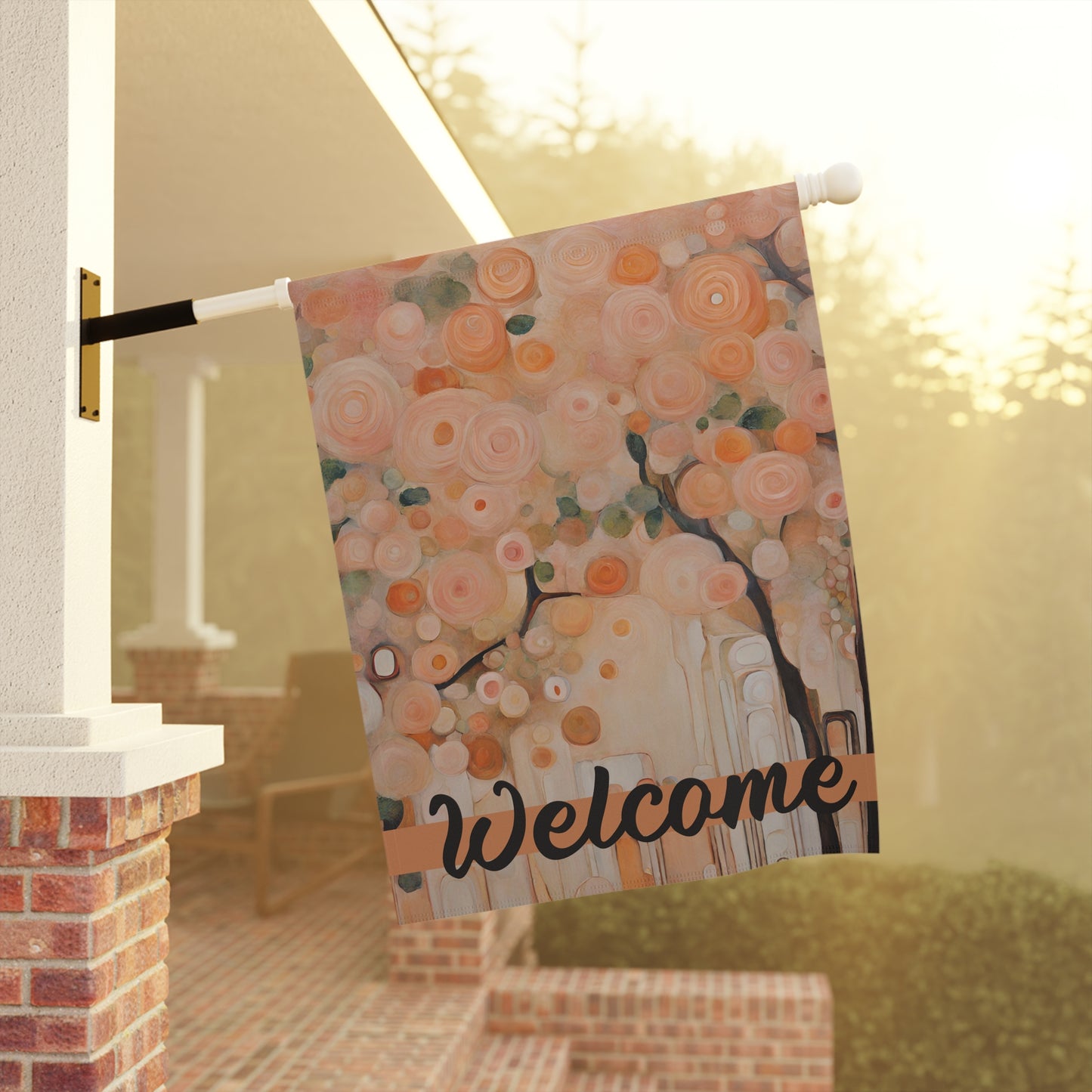 Spring Garden Welcome 2-Sided Garden & House Flag/Banner