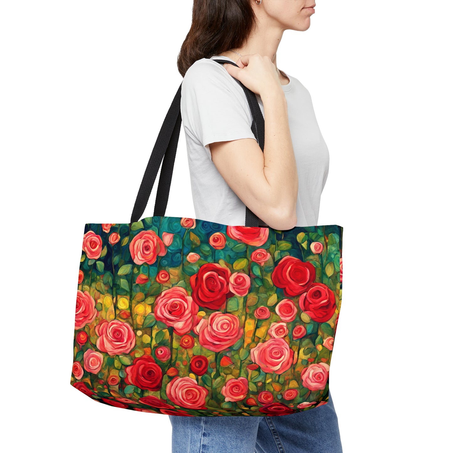 Wall of Roses Weekender Tote Bag